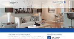 Desktop Screenshot of monarchrealty.com